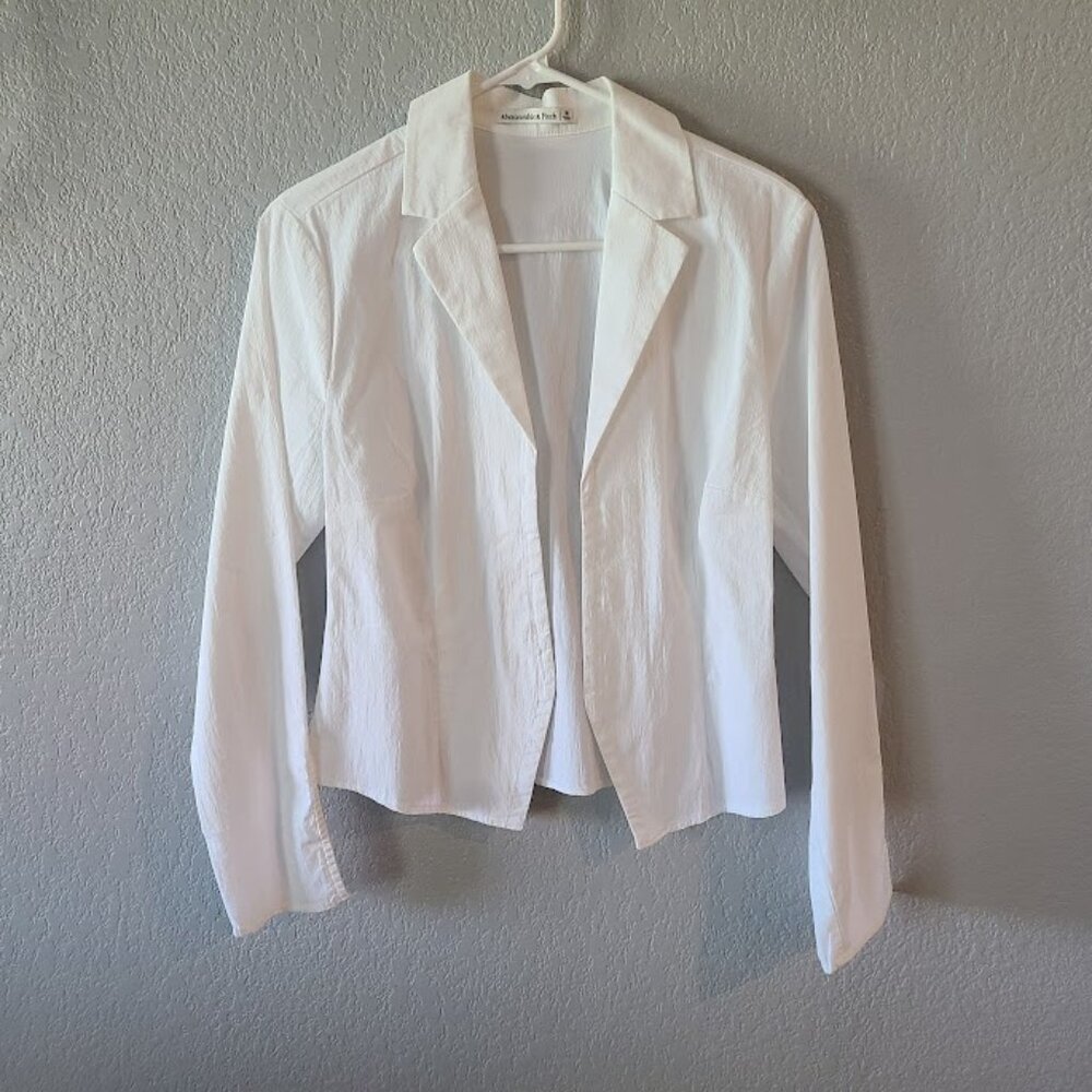 Abercrombie & Fitch White Blazer